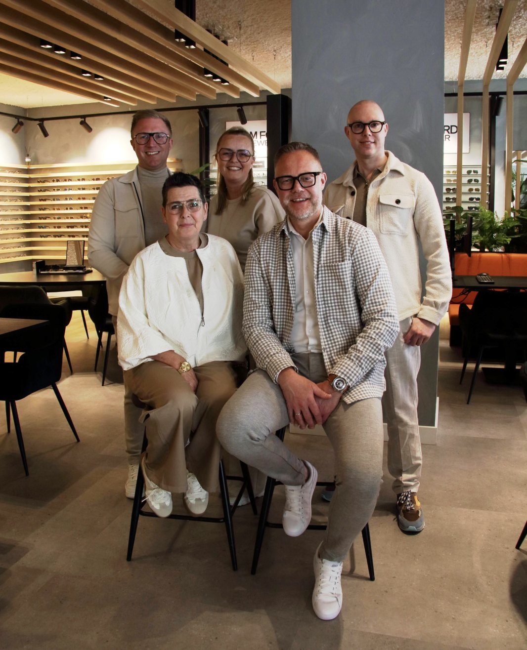 Teamfoto van Veluwe Optiek